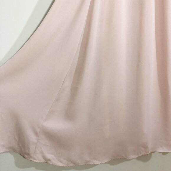 SHOW ME YOUR MUMU Princess Di Maxi Skirt Dusty Blush Crisp M - Picture 5 of 11